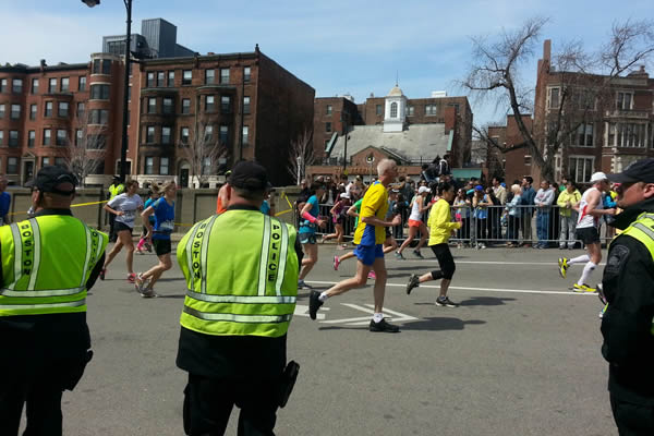 Boston marathon, Brian Beary, Lennie Carter, gay news, Washington Blade