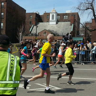 Boston marathon, Brian Beary, Lennie Carter, gay news, Washington Blade