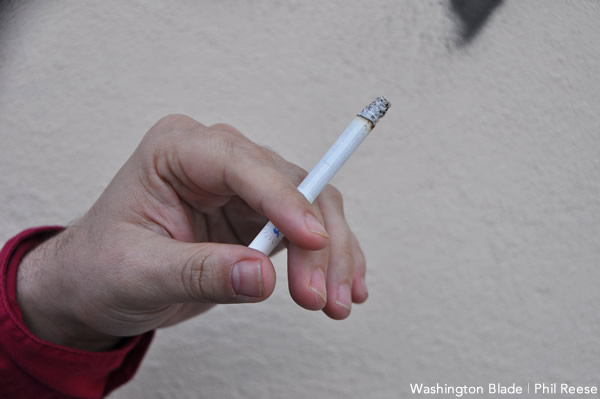 cigarette, gay news, Washington Blade