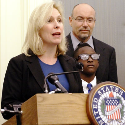 Kirsten Gillibrand, New York, Democratic Party, United States Senate, gay news, Washington Blade, Every Child Deserves a Family Act, Martin Gill, adoption, foster care