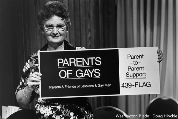 Paulette Goodman, PFLAG, gay news, Washington Blade