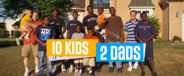 10 kids, 2 dads, gay news, Washington Blade