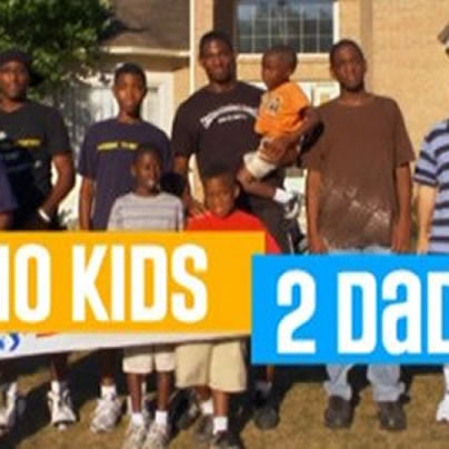 10 kids, 2 dads, gay news, Washington Blade