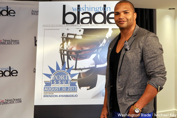 Brendon Ayanbadejo, gay news, Washington Blade, Baltimore Ravens, Baltimore Sun