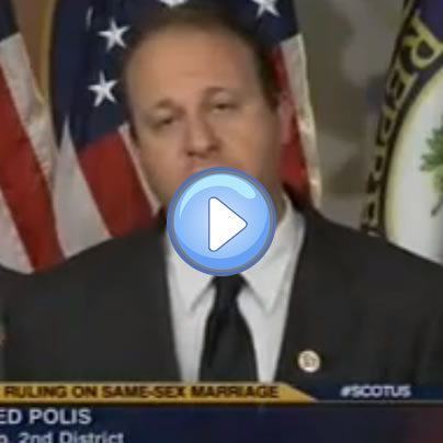 Jared Polis, gay marriage, same-sex marriage, supreme court