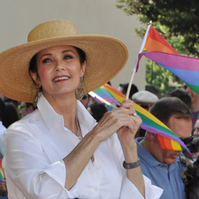Lynda Carter, Wonder Woman, 2013 Capital Pride Parade, gay news, Washington Blade