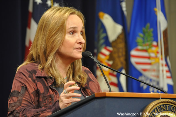 Melissa Etheridge, United States Department of Justice, gay news, Washington Blade, LGBT Pride