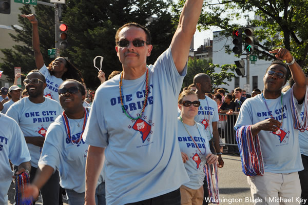 Vince Gray, activists, Gray Pride, Vincent Gray, District of Columbia, gay news, Washington Blade, Capital Pride Parade