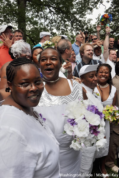 We Do, mass wedding, gay marriage, same-sex marriage, marriage equality, Maryland, Baltimore, Baltimore Pride Festival, Druid Hill Park, Stephanie Rawlings-Blake, gay news, Washington Blade