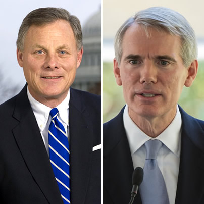 Richard Burr, Rob Portman, Republican Party, United States Senate, Ohio, North Carolina, gay news, Washington Blade