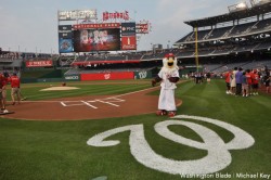 Nationals Park, Washington Nationals, Major League Baseball, gay news, Washington Blade