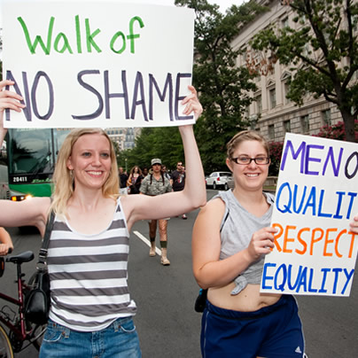 Slutwalk, gay news, Washington Blade, Walk of No Shame