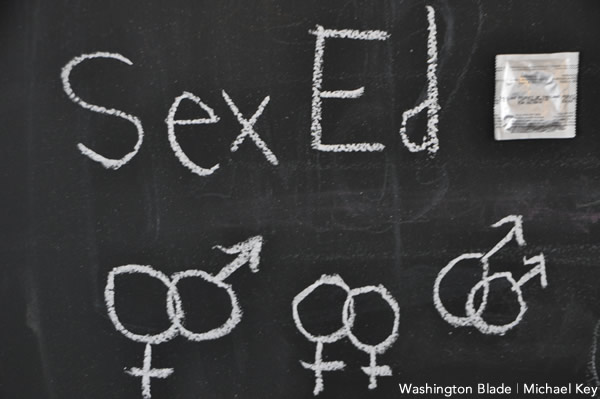 sex education, gay news, Washington Blade