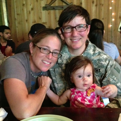 Alicia Butler, Judith Cedville, gay news, Washington Blade, Texas National Guard