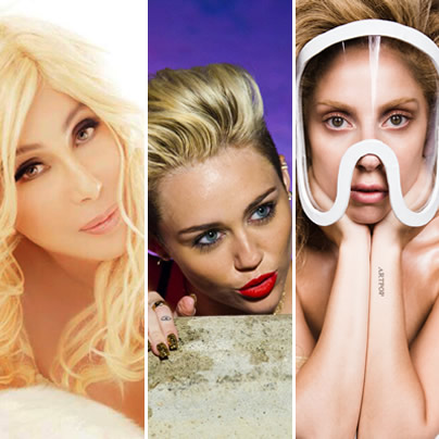 music, Cher, Miley Cyrus, Lady Gaga, gay news, Washington Blade
