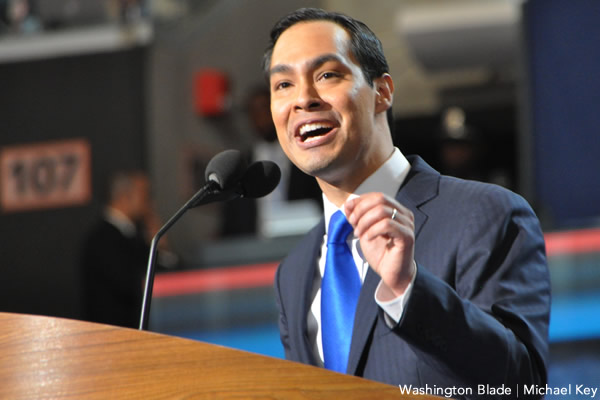 Julian Castro, gay news, Washington Blade