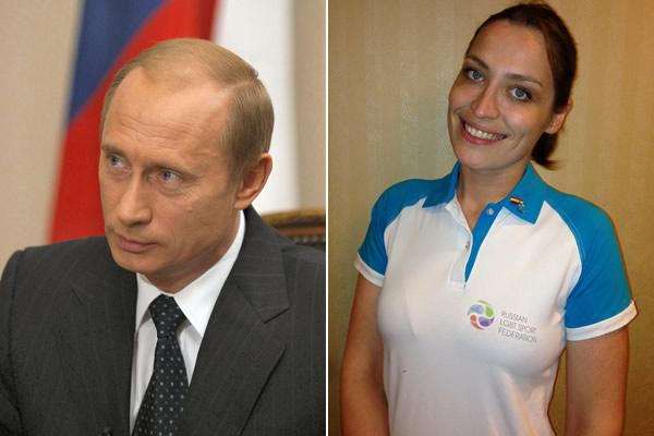 Vladimir Putin, Elvina Yuvakaeva, Russia, gay news, Washington Blade