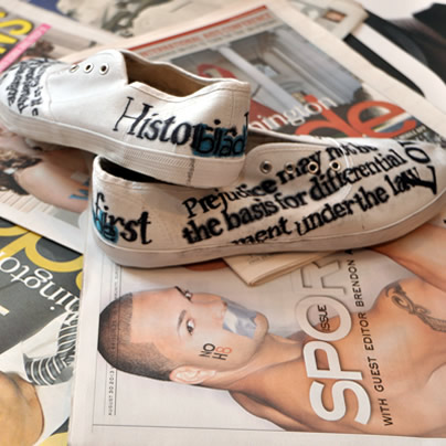 shoes, gay news, Washington Blade