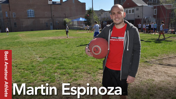 Best of Gay D.C., Best Amateur Athlete, Stonewall Kickball, Martin Espinoza, gay news, Washington Blade