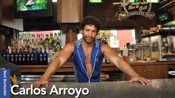 Best of Gay D.C., Best Bartender, Carlos Arroyo, JR's, gay news, Washington Blade