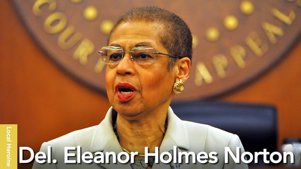 Del. Eleanor Holmes Norton (D-D.C.) (Washington Blade photo by Michael Key)