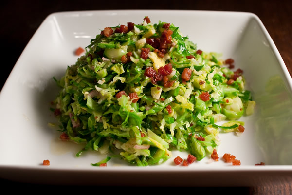 Brussels Sprout and Pancetta Slaw, food, cooking, Thanksgiving, recipe, recipes, gay news, Washington Blade