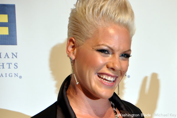 Pink, P!nk, gay news, Washington Blade