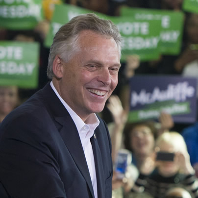 Terry McAuliffe, Virginia, gay news, Washington Blade