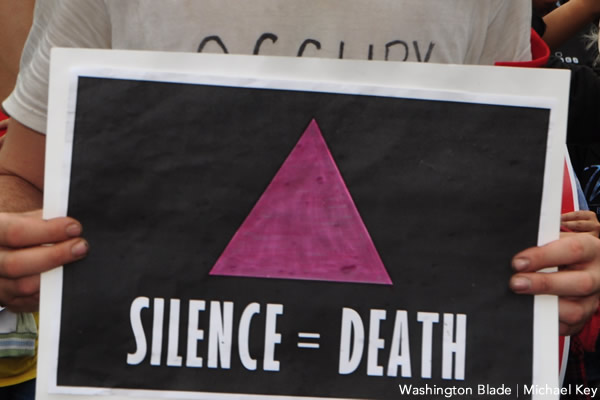 Act Up, Silence = Death, AIDS, HIV, gay news, Washington Blade, HIV/AIDS