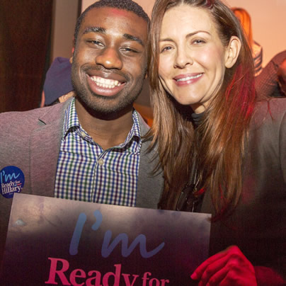 Michelle Clunie, Out and Ready for Hillary, Hillary Clinton, Queer as Folk, Town Danceboutique, gay news, Washington Blade