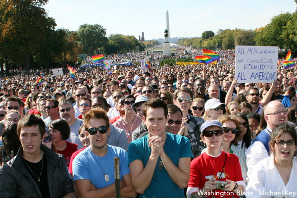 gay news, Washington Blade, National Equality March