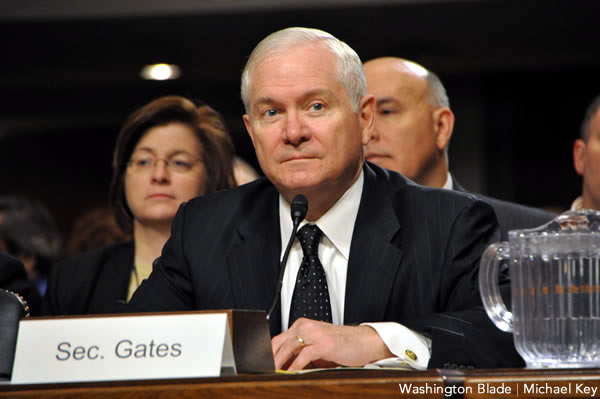 Robert Gates, Pentagon, Department of Defense, gay news, Washington Blade