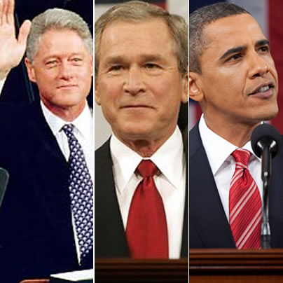 Bill Clinton, George W. Bush, Barack Obama, State of the Union, gay news, Washington Blade