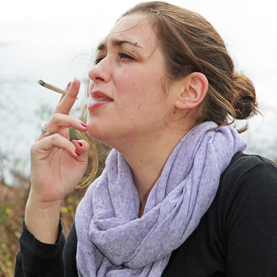 woman, smoking, gay news, Washington Blade