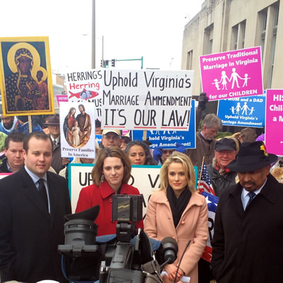 Josh Duggar, Victoria Cobb, Family Foundation of Virginia, Allison Howard, Concerned Women for America, E.W. Jackson, Norfolk, gay marriage, same-sex marriage, marriage equality, Virginia, gay news, Washington Blade