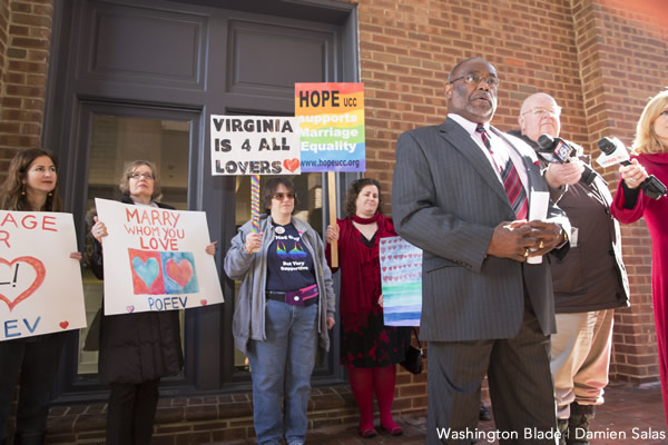Bill Euille, William D. Euille, Alexandria City Courthouse, Virginia, marriage equality, gay marriage, same-sex marriage, gay news, Washington Blade