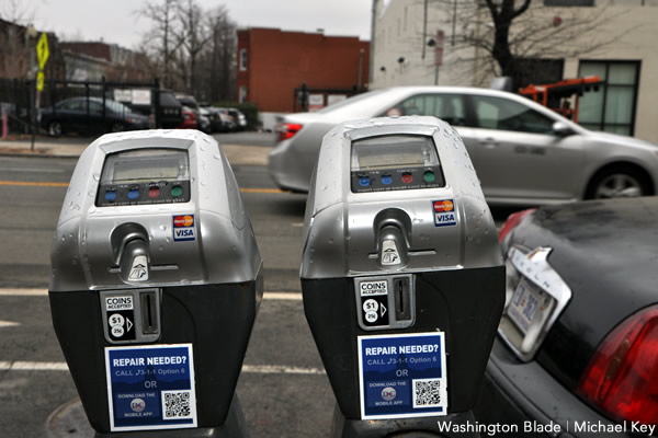 parking meter, 14th Street, gay news, Washington Blade