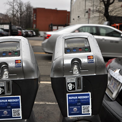 parking meter, 14th Street, gay news, Washington Blade