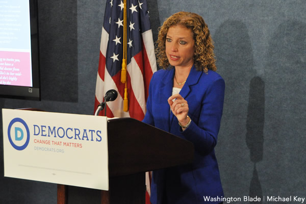 Debbie Wasserman Schultz, Democratic National Committee, Democratic Party, Florida, United States House of Representatives, U.S. Congress, gay news, Washington Blade