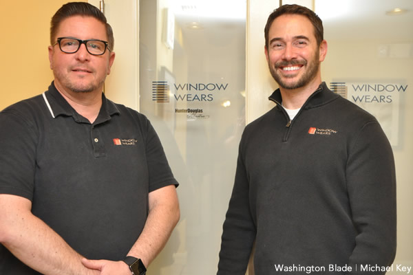 Mike Witkop, Adam Holzsager, Window Wears, business, gay news, Washington Blade