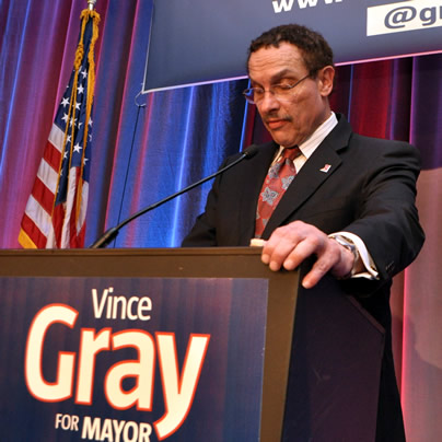 Vincent Gray, Democratic Party, District of Columbia, primary, gay news, Washington Blade
