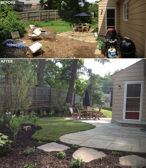 before, after, landscaping, challenges, challenge, home, garden
