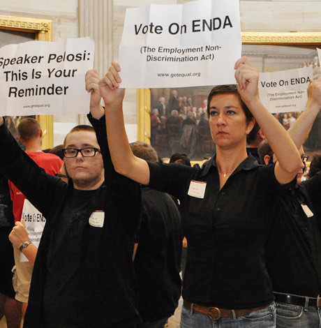 ENDA, Employment Non-Discimination Act, GetEQUAL, U.S. Capitol, gay news, Washington Blade
