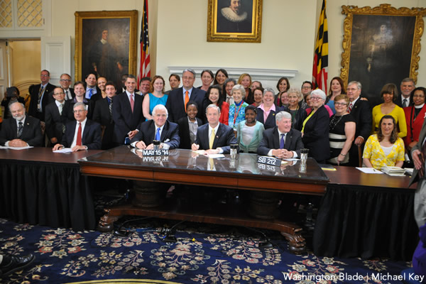 Transgender Rights Bill, Fairness for All Marylanders Act of 2014, Maryland, Annapolis, Martin O'Malley, gay news, Washington Blade