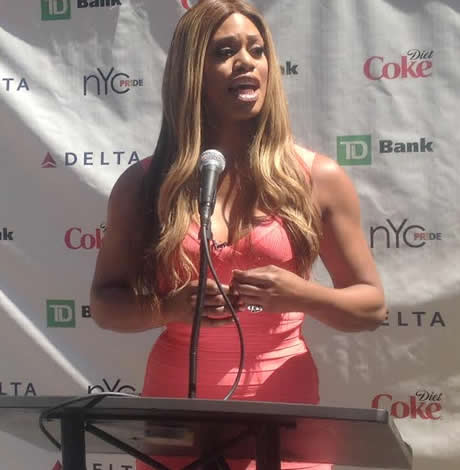 Laverne Cox, Delores Nettles, New York Pride, gay news, Washington Blade