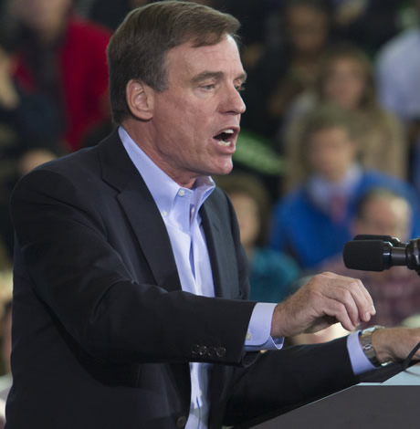 Mark Warner, United States Senate, Democratic Party, Virginia, U.S. Congress, gay news, Washington Blade