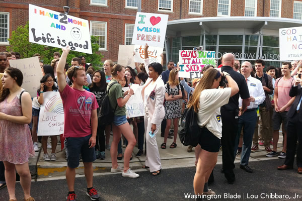 Westboro Baptist Church, Woodrow Wilson High School, gay news, Washington Blade