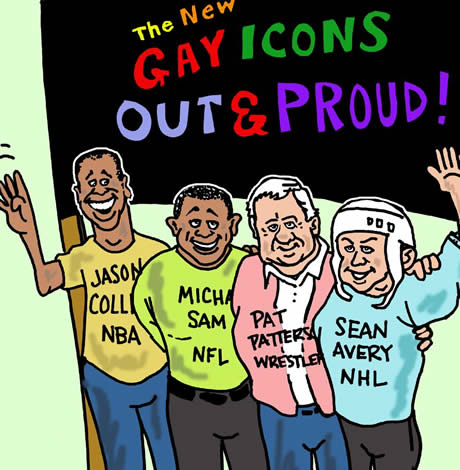 Cartoons promote gay