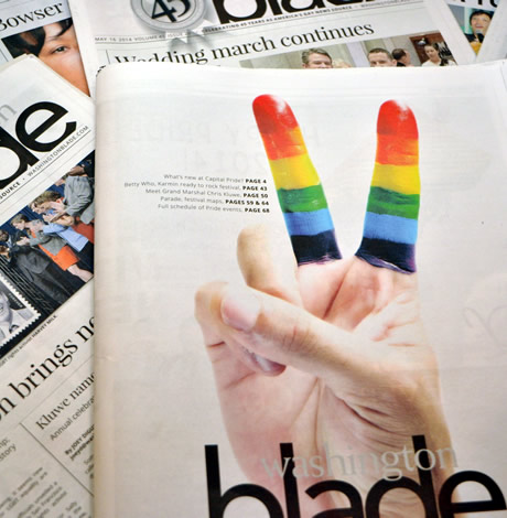 Washington Blade, gay news