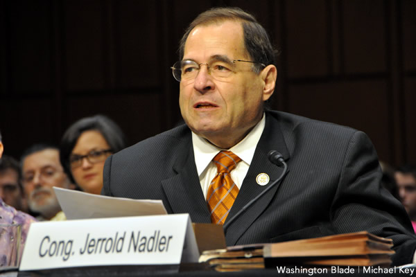 Jerrold Nadler, New York, United States House of Representatives, U.S. Congress, Democratic Party, gay news, Washington Blade